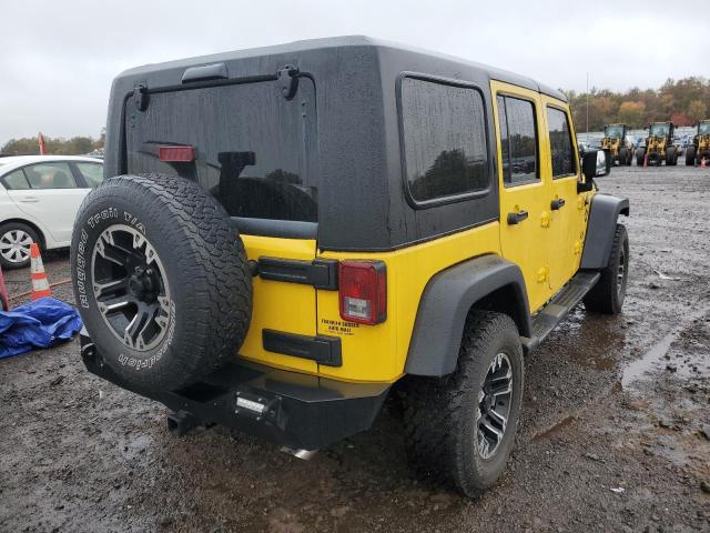 1J4GA39187L229585 - 2007 JEEP WRANGLER X YELLOW photo 4