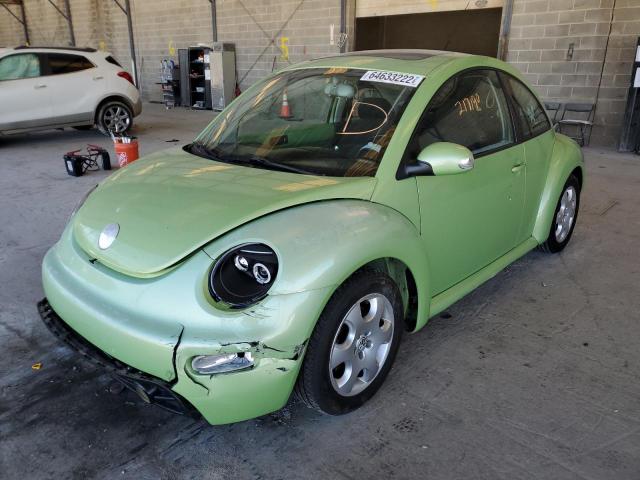 3VWCK21C13M437418 - 2003 VOLKSWAGEN NEW BEETLE 绿色 照片 2