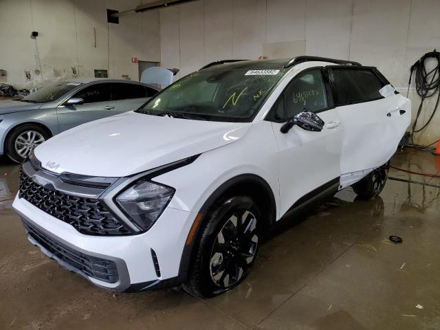 5XYK6CAF6PG****** - 2023 KIA SPORTAGE X WHITE photo 2