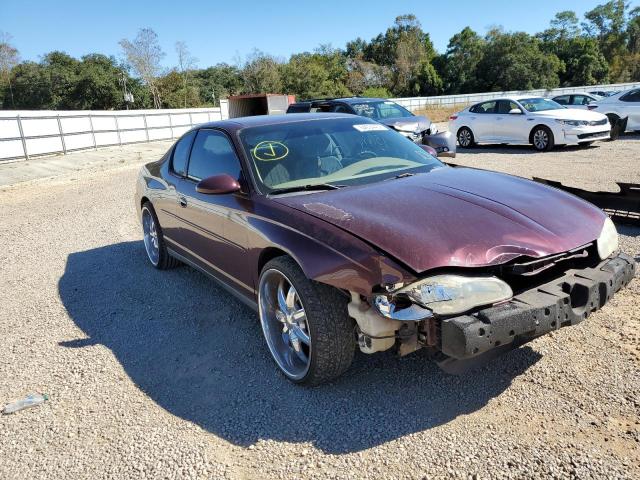 2G1WW12E549440288 - 2004 CHEVROLET MONTE CARL 勃艮第红 照片 1