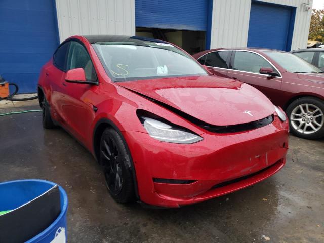 5YJYGDEE0MF078473 - 2021 TESLA MODEL Y RED photo 1