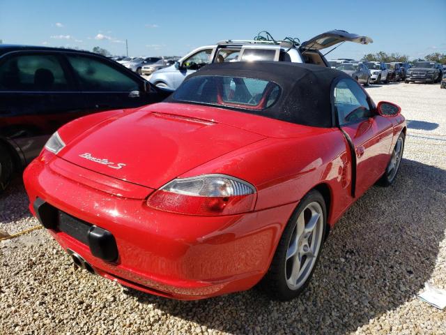 WP0CB29893U661003 - 2003 PORSCHE BOXSTER S RED photo 4