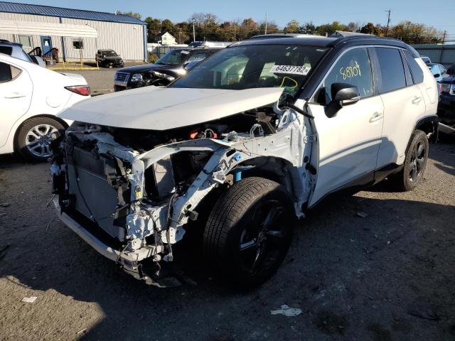 JTMEWRFV6LD542826 - 2020 TOYOTA RAV4 XSE WHITE photo 2