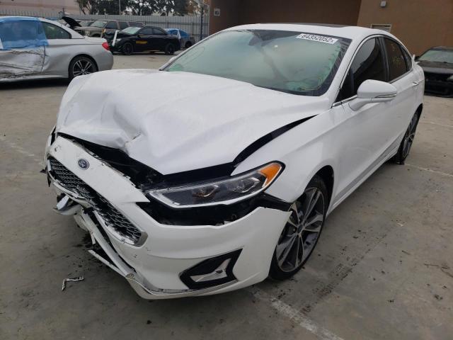 3FA6P0D95LR152400 - 2020 FORD FUSION TIT WHITE photo 2