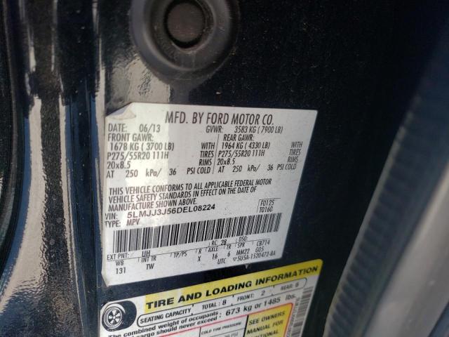 5LMJJ3J56DEL08224 - 2013 LINCOLN NAVIGATOR 黑色 照片 10