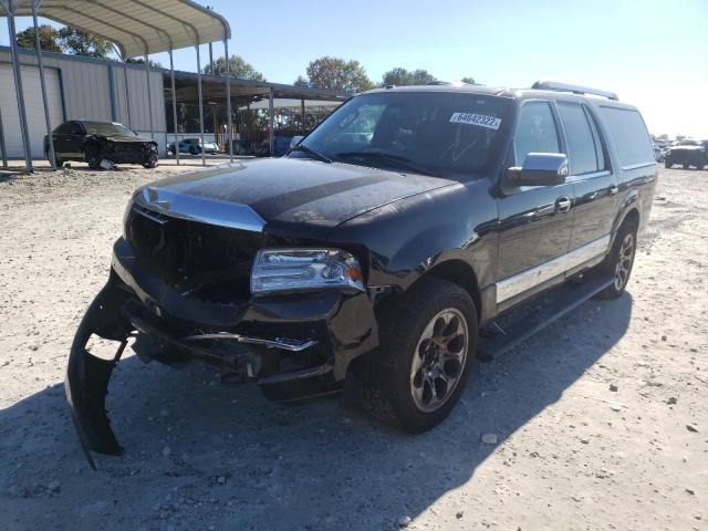 5LMJJ3J56DEL08224 - 2013 LINCOLN NAVIGATOR BLACK photo 2