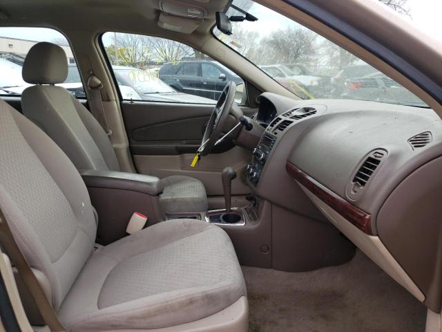 1G1ZT61816F128767 - 2006 CHEVROLET MALIBU MAX BEIGE photo 5