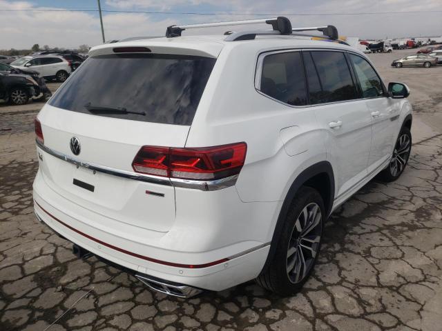 1V2FR2CA2MC578412 - 2021 VOLKSWAGEN ATLAS SEL WHITE photo 4