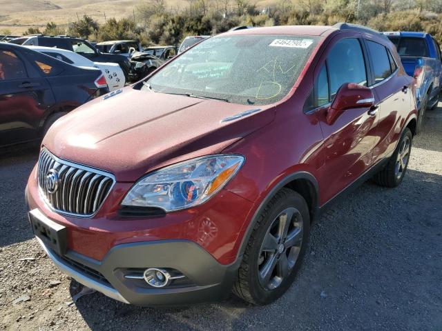 KL4CJFSB6EB679404 - 2014 BUICK ENCORE CON RED photo 2