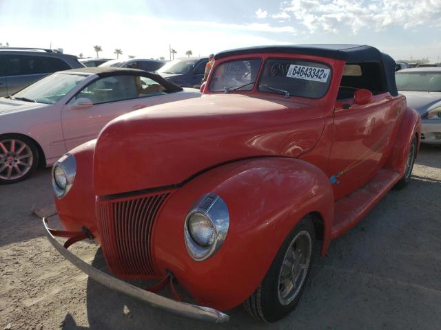 184766479 - 1939 FORD CABRIOLET RED photo 2