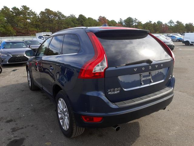 YV4992DZ2A2127322 - 2010 VOLVO XC60 T6 BLUE photo 3