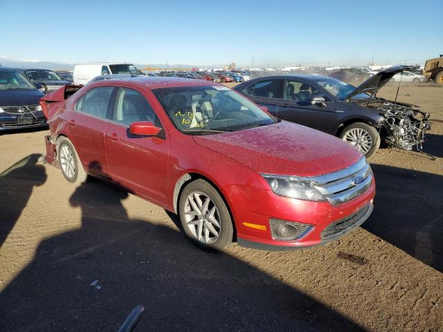 3FAHP0JG0CR220629 - 2012 FORD FUSION SEL RED photo 1