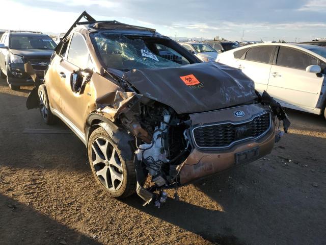 KNDPRCA62H7243627 - 2017 KIA SPORTAGE S BROWN photo 1