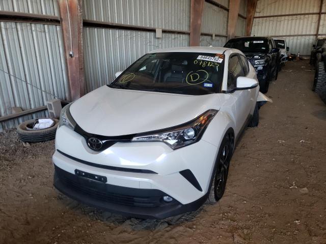 NMTKHMBX6KR078123 - 2019 TOYOTA C-HR XLE WHITE photo 2