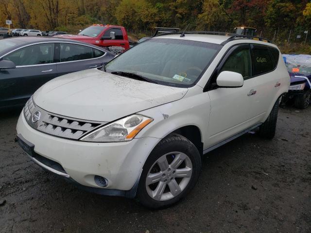 JN8AZ08W27W617706 - 2007 NISSAN MURANO WHITE photo 2