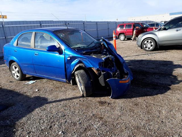 KL1TD56636B522698 - 2006 CHEVROLET AVEO BASE BLUE photo 1