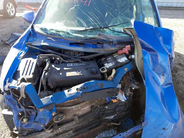 KL1TD56636B522698 - 2006 CHEVROLET AVEO BASE BLUE photo 7