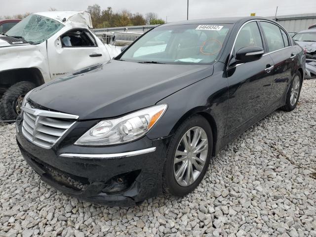 KMHGC4DD9DU235808 - 2013 HYUNDAI GENESIS 3. BLACK photo 2