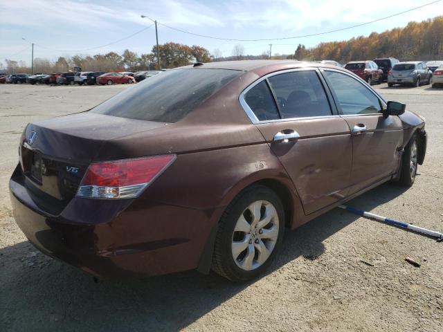 1HGCP36829A000372 - 2009 HONDA ACCORD EXL PURPLE photo 4