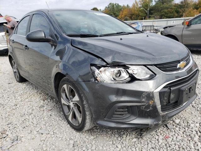 1G1JF5SB0J4133343 - 2018 CHEVROLET SONIC PREM GRAY photo 1