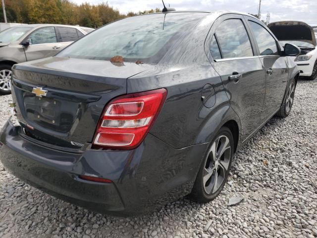 1G1JF5SB0J4133343 - 2018 CHEVROLET SONIC PREM GRAY photo 4