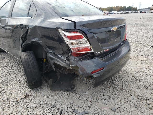 1G1JF5SB0J4133343 - 2018 CHEVROLET SONIC PREM GRAY photo 9