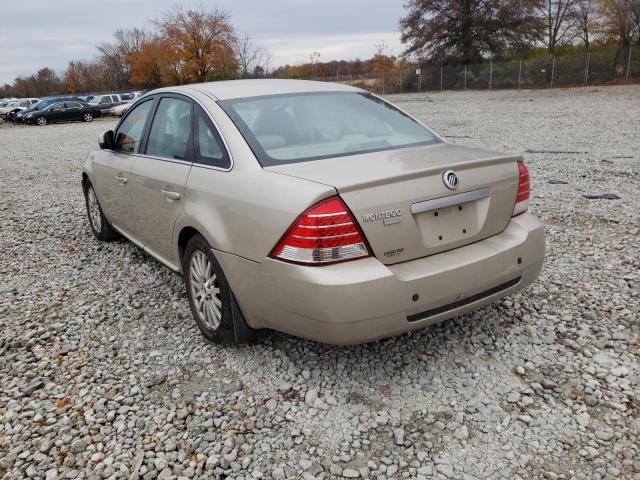1MEHM42196G615066 - 2006 MERCURY MONTEGO PR ბეჟი ფოტო 3