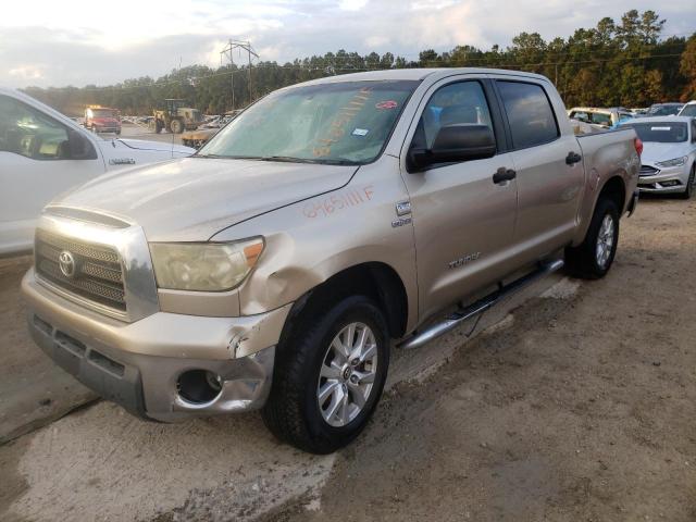 5TFET541X8X021129 - 2008 TOYOTA TUNDRA CRE BEIGE photo 2