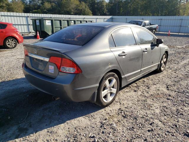 2HGFA16689H320556 - 2009 HONDA CIVIC LX-S رمادي صورة 4