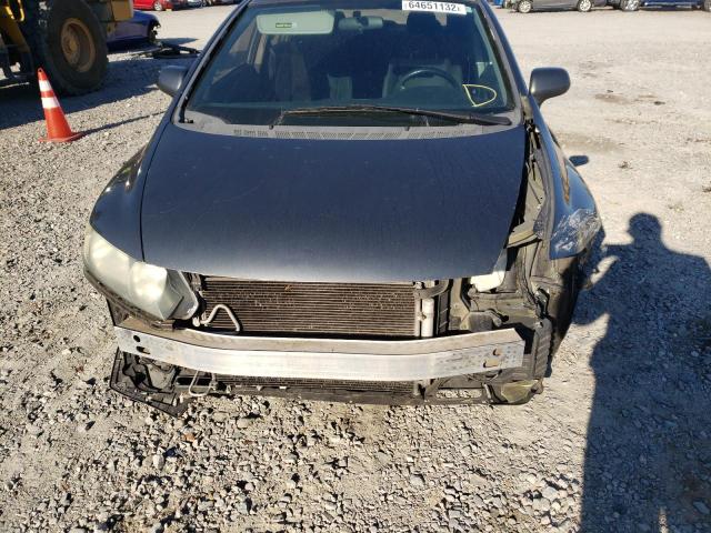 2HGFA16689H320556 - 2009 HONDA CIVIC LX-S رمادي صورة 9