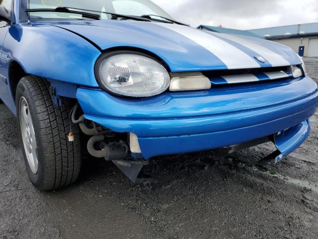 1B3ES42Y7XD138570 - 1999 DODGE NEON HIGHL BLUE photo 9