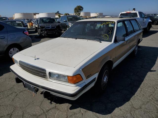 1G4AL81N5K6401317 - 1989 BUICK CENTURY ES WHITE photo 2