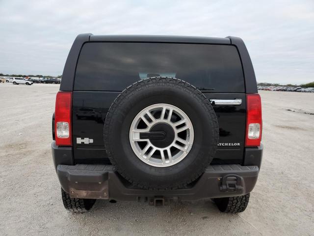 5GTDN13E778159943 - 2007 HUMMER H3 BLACK photo 6