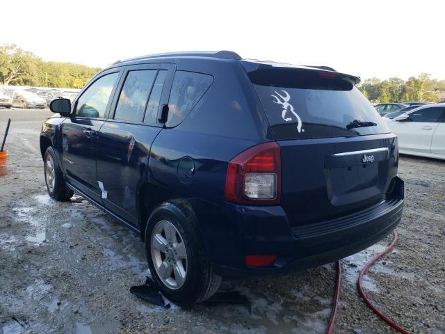 1C4NJCBA2ED772459 - 2014 JEEP COMPASS SP BLUE photo 3