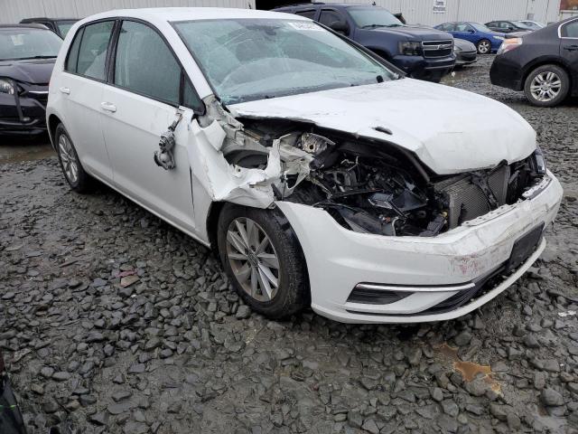 3VWG17AU2JM251359 - 2018 VOLKSWAGEN GOLF S WHITE photo 1