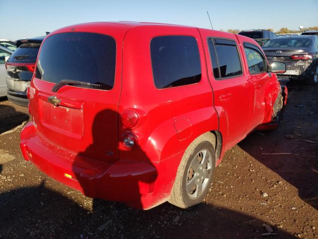 3GNDA13D68S553203 - 2008 CHEVROLET HHR LS RED photo 4