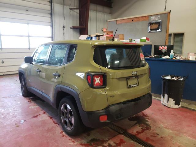 ZACCJAAT1FPB97580 - 2015 JEEP RENEGADE S Yaşıl foto 3