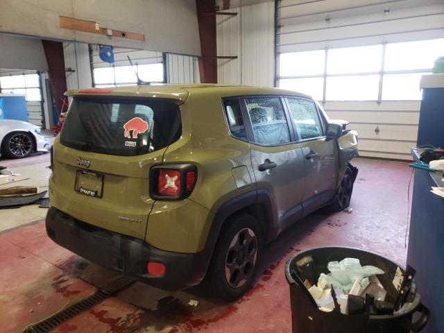 ZACCJAAT1FPB97580 - 2015 JEEP RENEGADE S Yaşıl foto 4