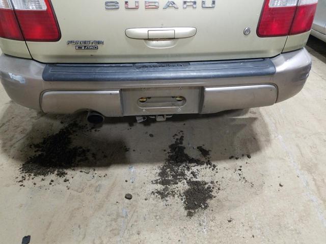 JF1SF65532G741581 - 2002 SUBARU FORESTER S GOLD photo 9