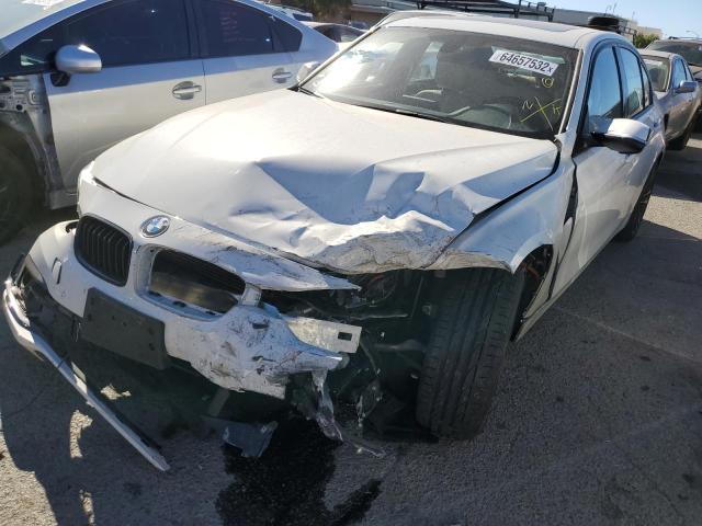 WBA8E1C57JA762543 - 2018 BMW 330E WHITE photo 2