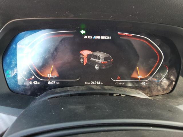5UXCY8C00L9B24285 - 2020 BMW X6 M50I BLUE photo 8