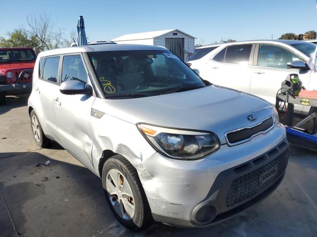 KNDJN2A27E7718001 - 2014 KIA SOUL SILVER photo 1