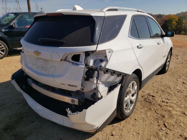 2GNAXVEV1J6263468 - 2018 CHEVROLET EQUINOX PR WHITE photo 4