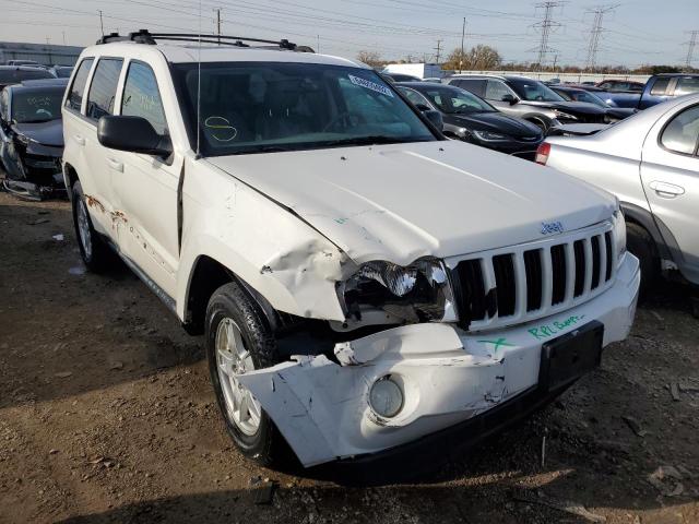 1J8HR48P57C519483 - 2007 JEEP GRAND CHER WHITE photo 1