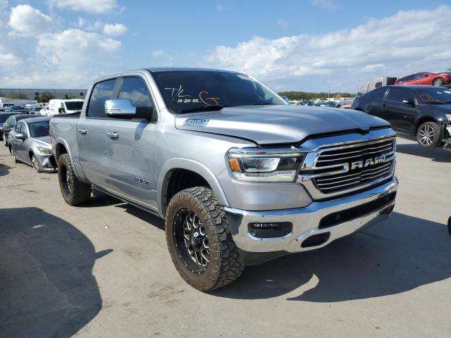 1C6SRFJT3KN517350 - 2019 RAM 1500 LARAM SILVER photo 1