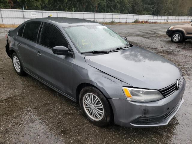 3VW2K7AJ8BM051441 - 2011 VOLKSWAGEN JETTA BASE GRAY photo 1