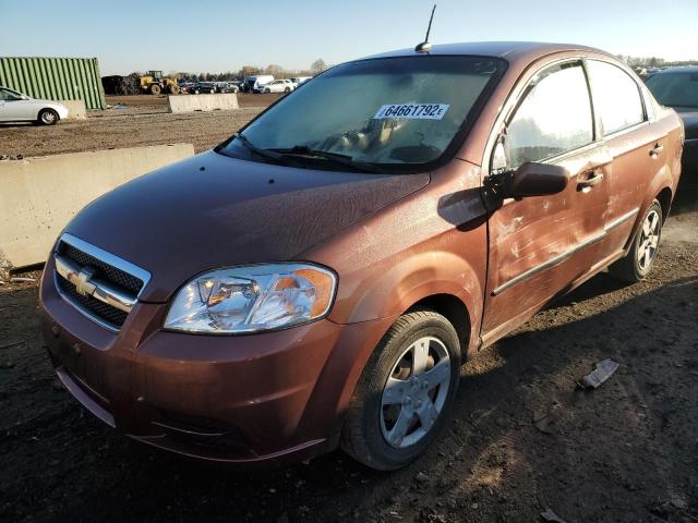 KL1TD5DE9BB219543 - 2011 CHEVROLET AVEO LS 棕色 照片 2