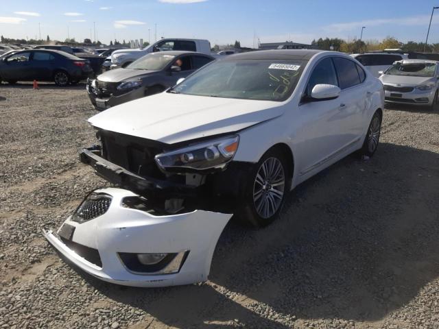 KNALN4D79G5218848 - 2016 KIA CADENZA LU WHITE photo 2