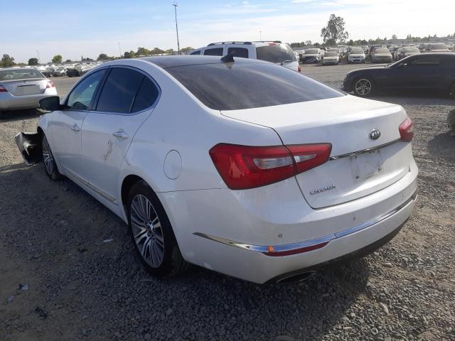 KNALN4D79G5218848 - 2016 KIA CADENZA LU WHITE photo 3