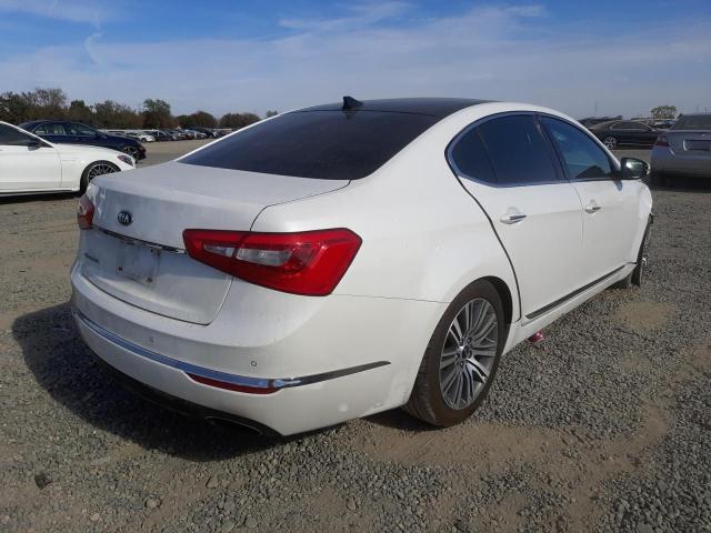 KNALN4D79G5218848 - 2016 KIA CADENZA LU WHITE photo 4